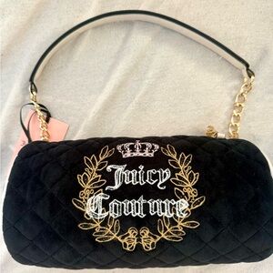 Juicy Couture Black Quilted Handbag